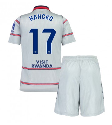 Atletico Madrid David Hancko #17 Replika Tredje Tröja Barn 2026-27 Kortärmad (+ Korta byxor)